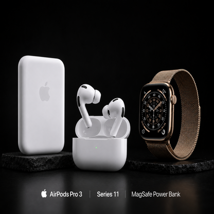 ( 3 in 1 )Series11 + ANC + Powerbank+ FREE Case + FREE Magsafe wallet