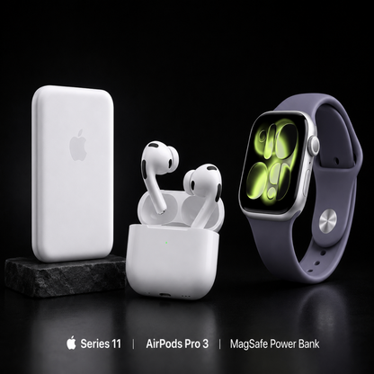 ( 3 in 1 )Series11 + ANC + Powerbank+ FREE Case + FREE Magsafe wallet
