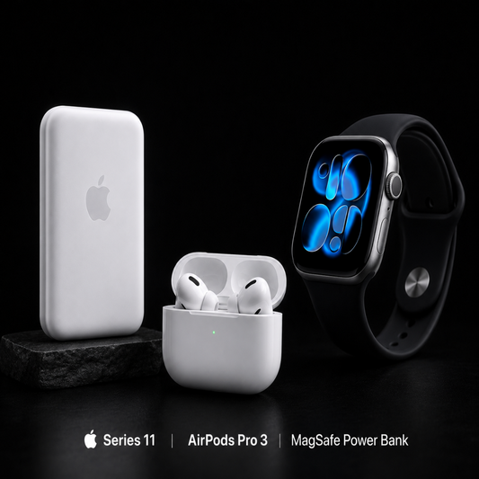 ( 3 in 1 )Series11 + ANC + Powerbank+ FREE Case + FREE Magsafe wallet