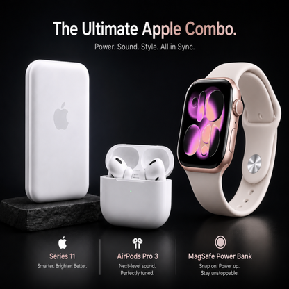 ( 3 in 1 )Series11 + ANC + Powerbank+ FREE Case + FREE Magsafe wallet