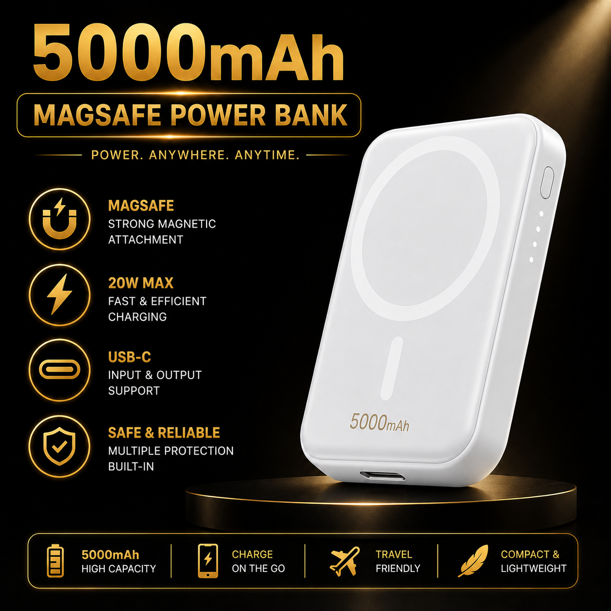 NR MagSafe Powerbank 5000mah