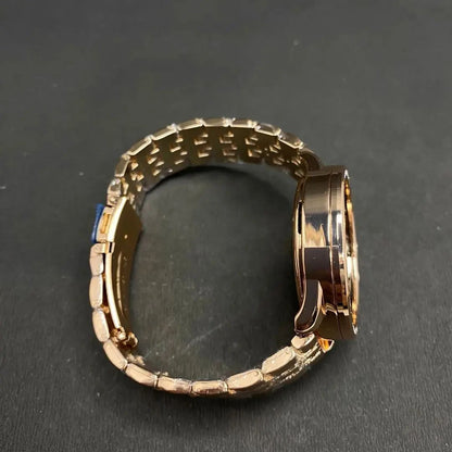 Round Rose Gold Gen 9 Dia mond Edition Smartwatch Smartwatch (Rose Gold Strap)