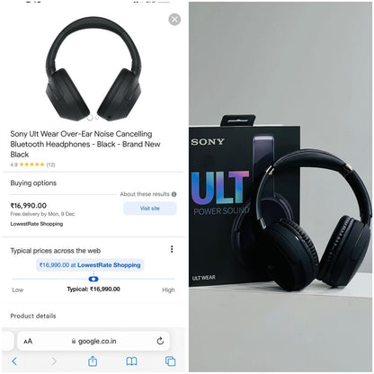 SONNY ULT BASS HEADPHONES