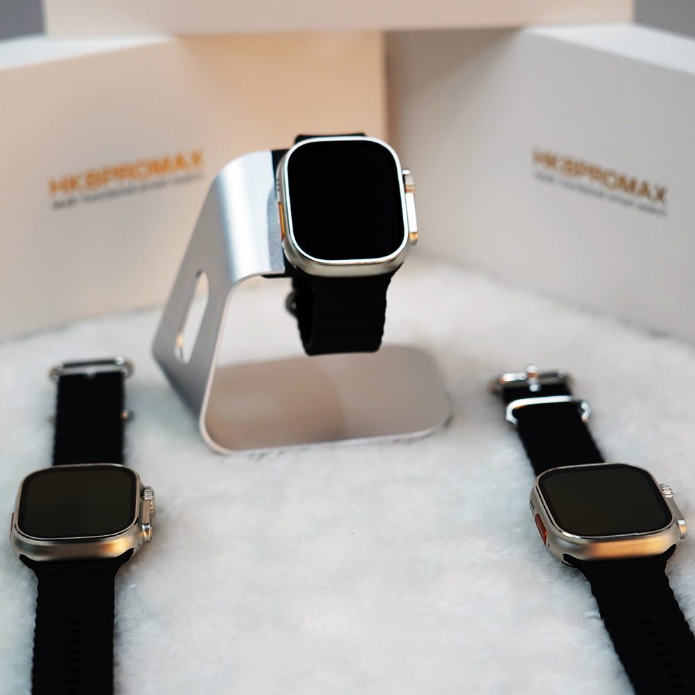 Wearfit HK10 Pro Max Ultra 60Hz Am0led Display Smartwatch 0cean Stra.p