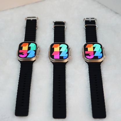 Wearfit HK10 Pro Max Ultra 60Hz Am0led Display Smartwatch 0cean Stra.p