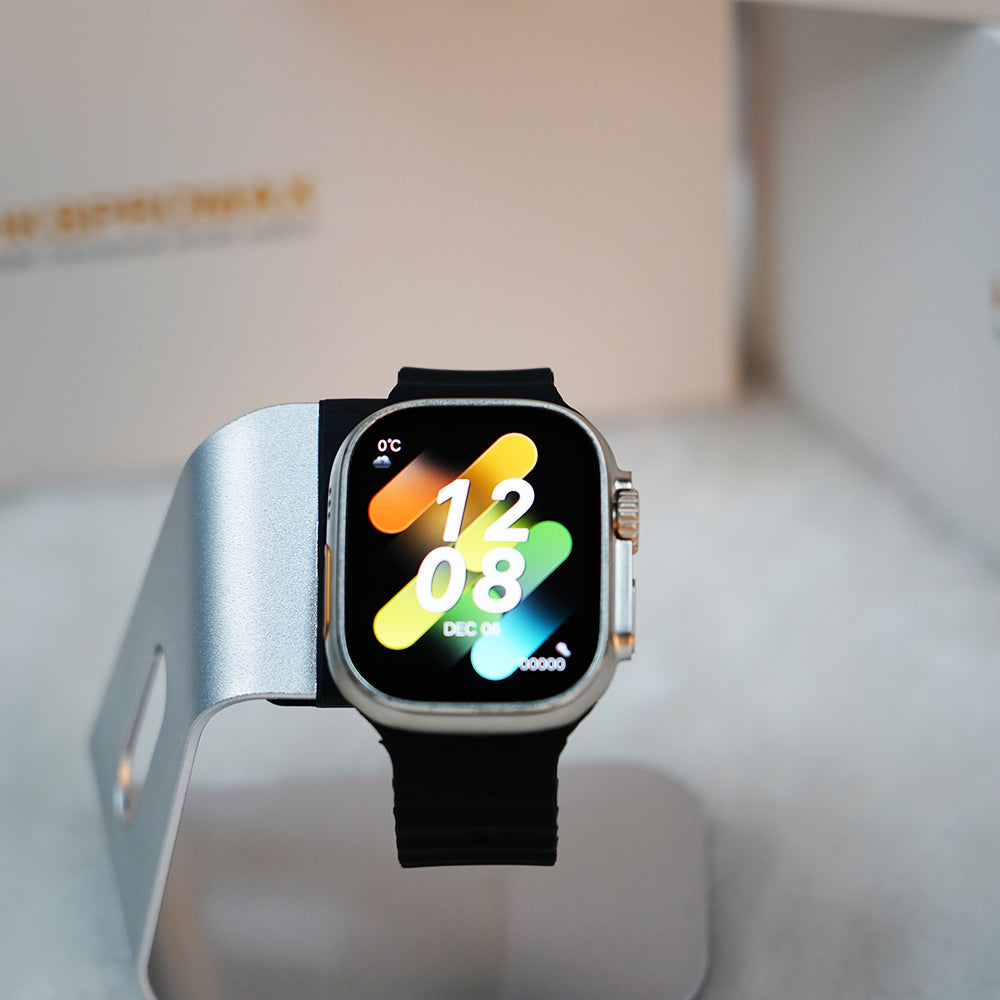 Wearfit HK10 Pro Max Ultra 60Hz Am0led Display Smartwatch 0cean Stra.p