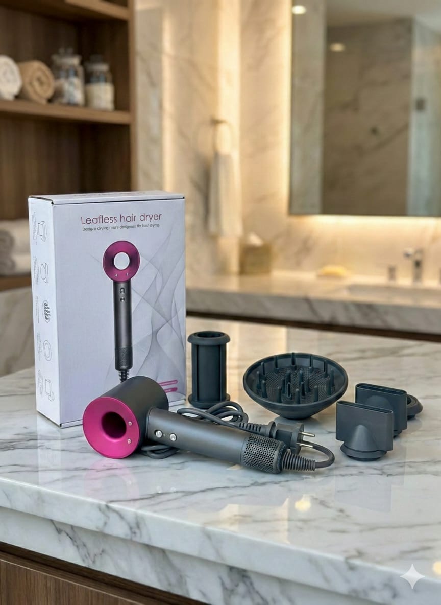 Leafless hair dryer