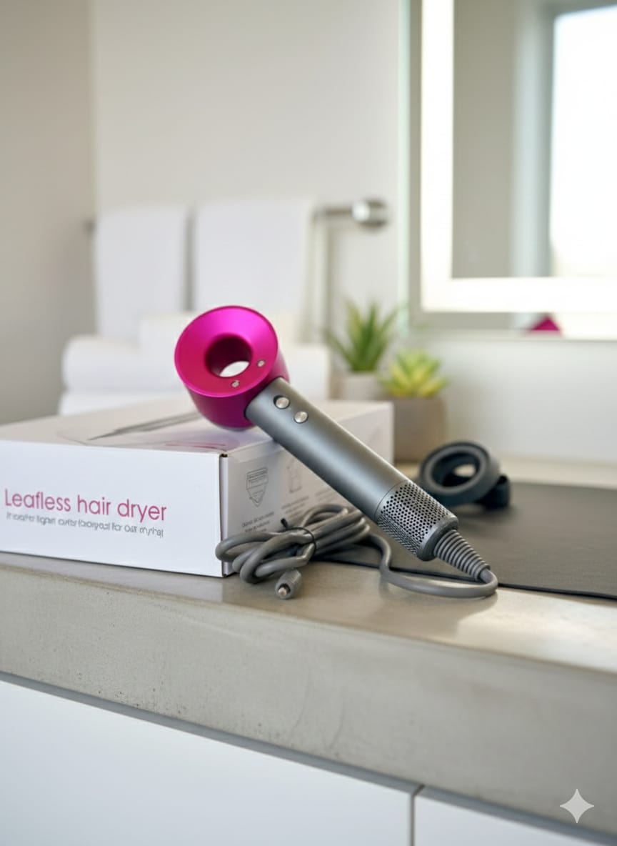 Leafless hair dryer