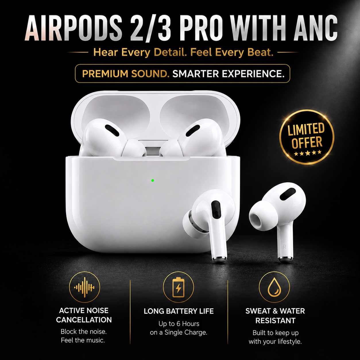 (WIRELESS COMBO) NR ANC PODS  /MAGSAFE POWERBANK COMBO
