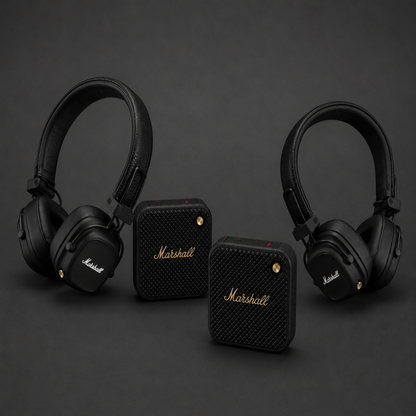 Marsh Signature Combo: Major IV Headphones + Portable Bluetooth Speaker