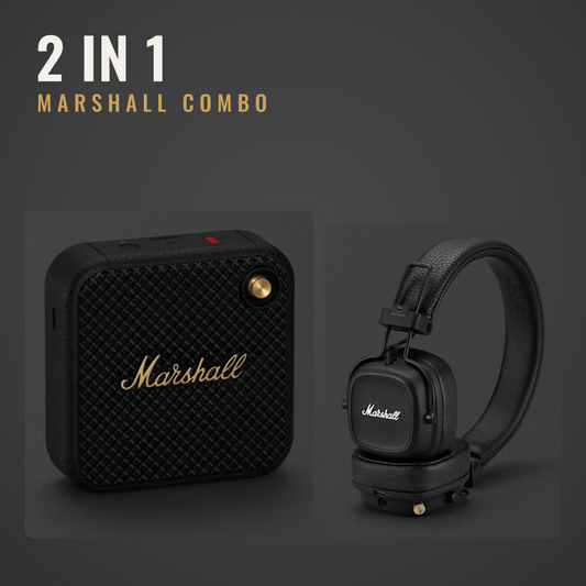 Marsh Signature Combo: Major IV Headphones + Portable Bluetooth Speaker