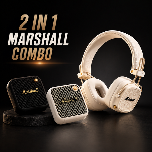 Marsh Signature Combo: Major IV Headphones + Portable Bluetooth Speaker