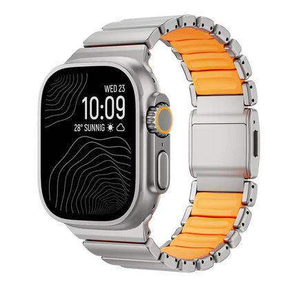 VoltSteel Link Band stainless steel Apple Watch strap